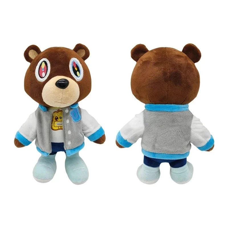 Kawaii Kanye Dropout Bear Teddy Bear Plush Toys Kanye West Graduation Soft Stuffed Home Room Decor Birthday Gift