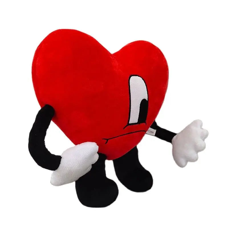 48Cm Kawaii Un Verano Sin Ti Bad Bunny Plush Toy Stuffed Soft Anime Bad Bunny Heart Plush Fashion Children Gifts Doll Birthday