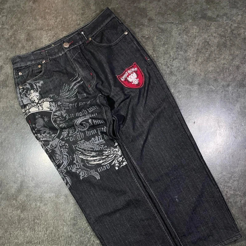 Y2K Baggy Harajuku Hosen Für Frauen