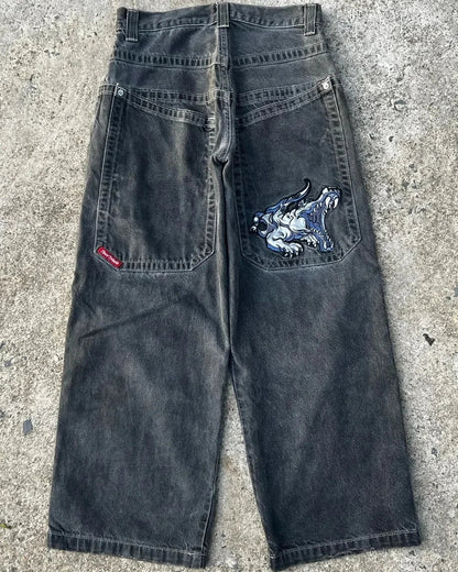 Y2K Baggy Harajuku Hosen Für Frauen