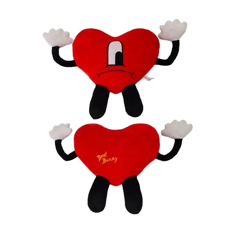 48Cm Kawaii Un Verano Sin Ti Bad Bunny Plush Toy Stuffed Soft Anime Bad Bunny Heart Plush Fashion Children Gifts Doll Birthday