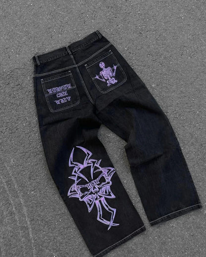 Y2K Baggy Harajuku Hosen Für Frauen