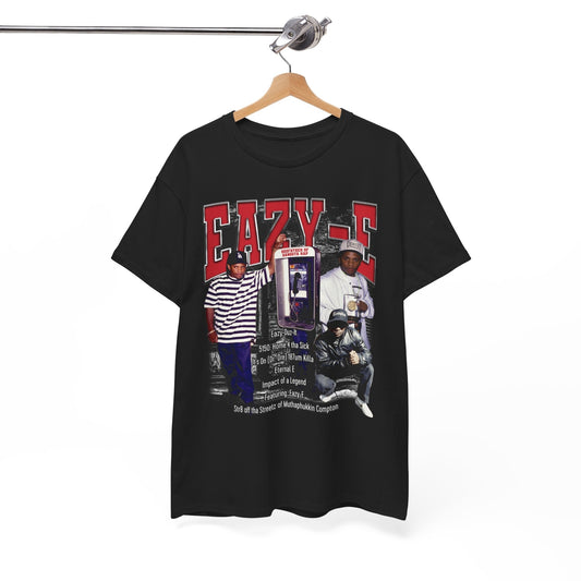 Eazy E V1 NWA Raiders Los Angeles T Shirt Oversize 90S Graphic Bootleg Hip Hop